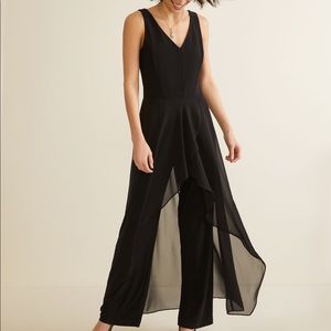 Sleeveless Chiffon Stretchy Jumpsuit